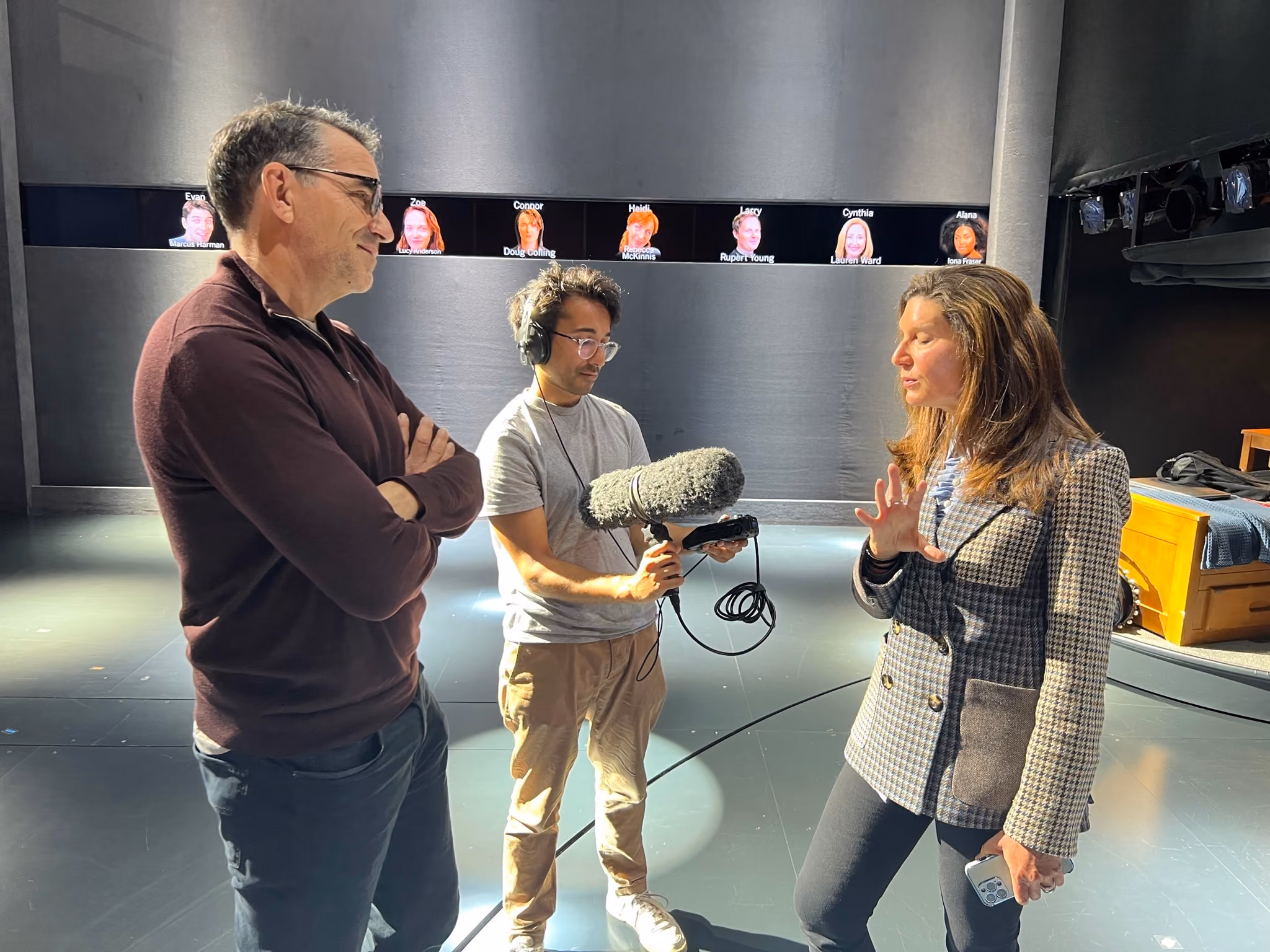 Jeff Kofman talks to Stacey Mindich about the technology that brought Dear Evan Hansen to the stage. Listen now on Apple Podcasts, Spotify, Google Podcasts and Amazon Music or read the full transcript below.