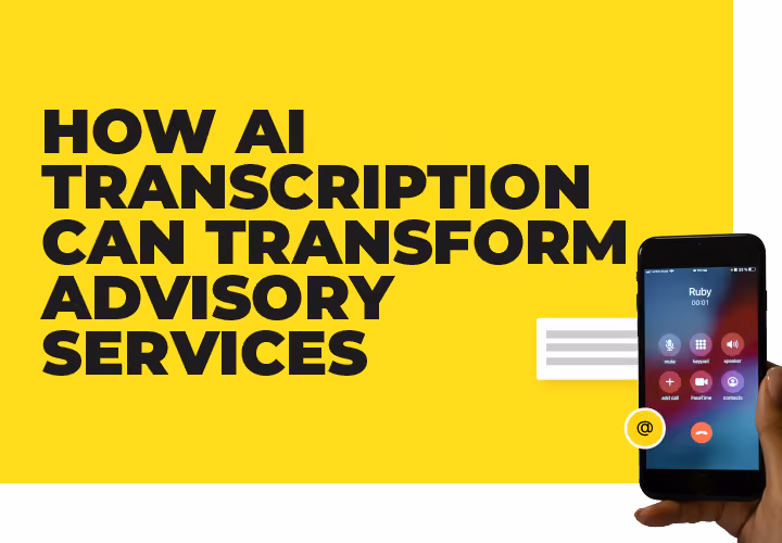 Learn how AI transcription can transform your advisory services. Trint helps consultants overcome the challenges of expert interviews, boost efficiency, and ensure data security.