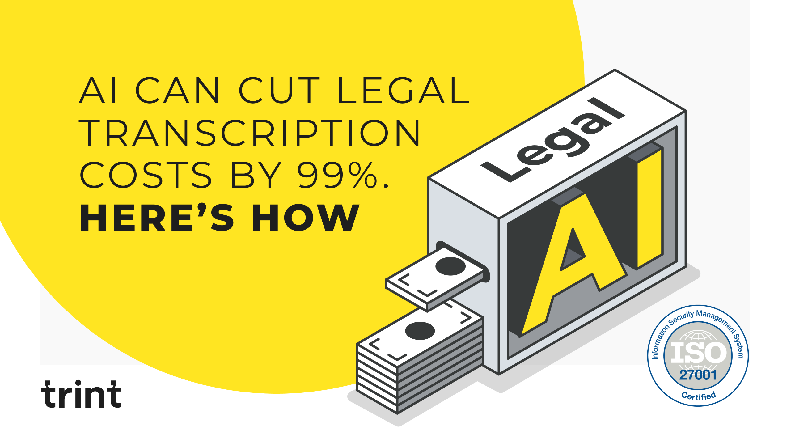 Cut thousands from your transcription budget and speed up your workflows with Trint. Learn why legal firms are making the switch today. 