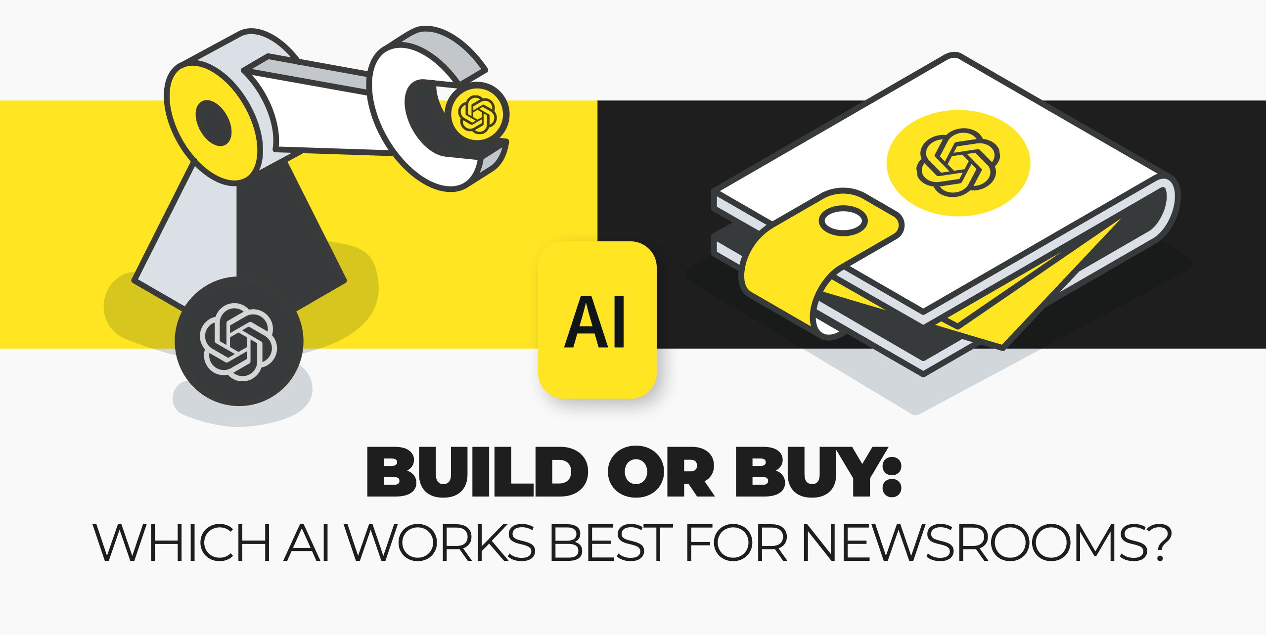 Build or buy AI for your newsroom? We surveyed industry leaders to uncover the pros and cons of each approach, helping you discover the right path for you.