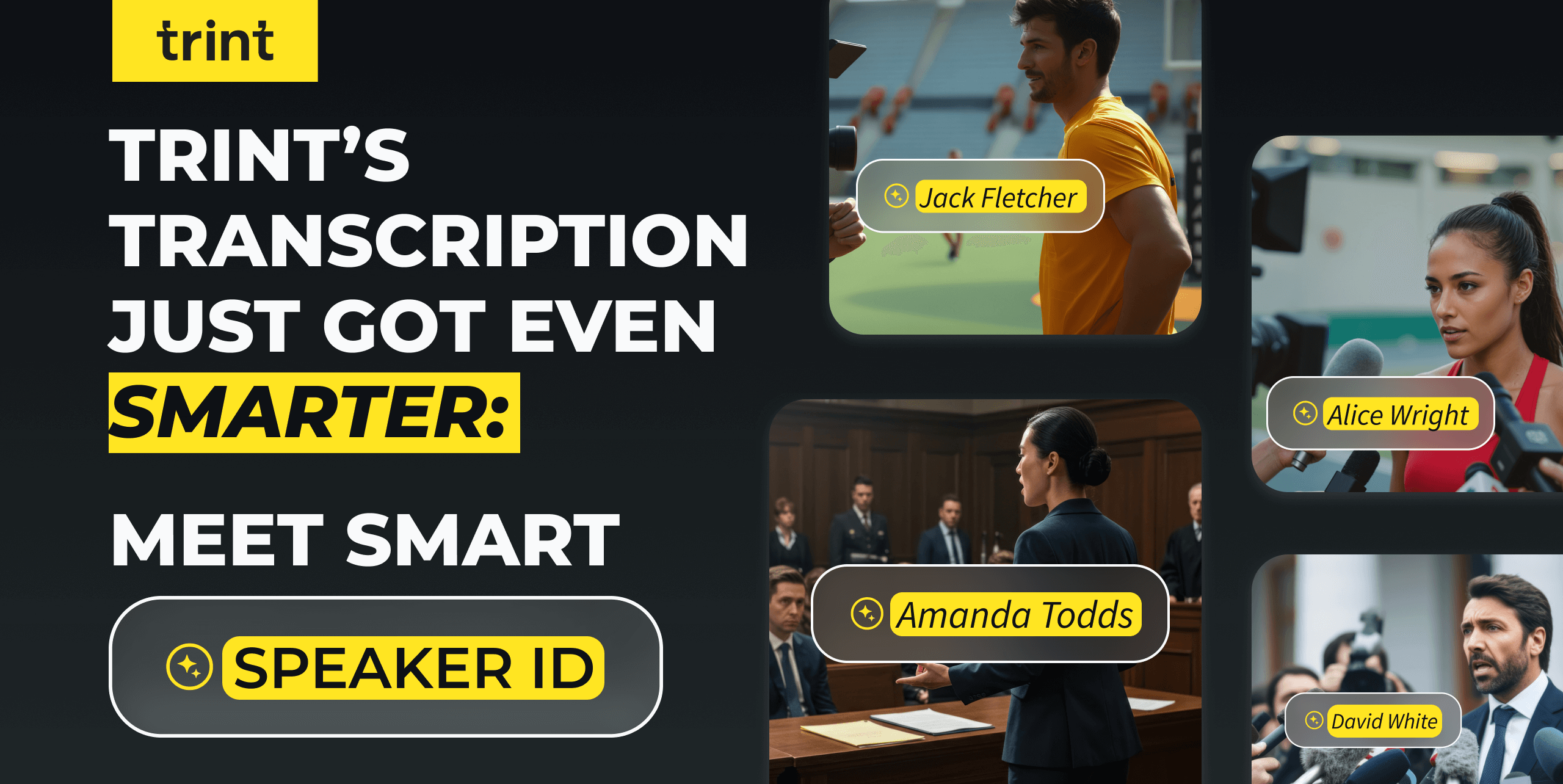 Say goodbye to manual labeling and hello to faster content creation. Learn how Trint's new Speaker Recognition feature automatically labels speakers in your transcripts to save you time and effort, all while keeping your data secure.