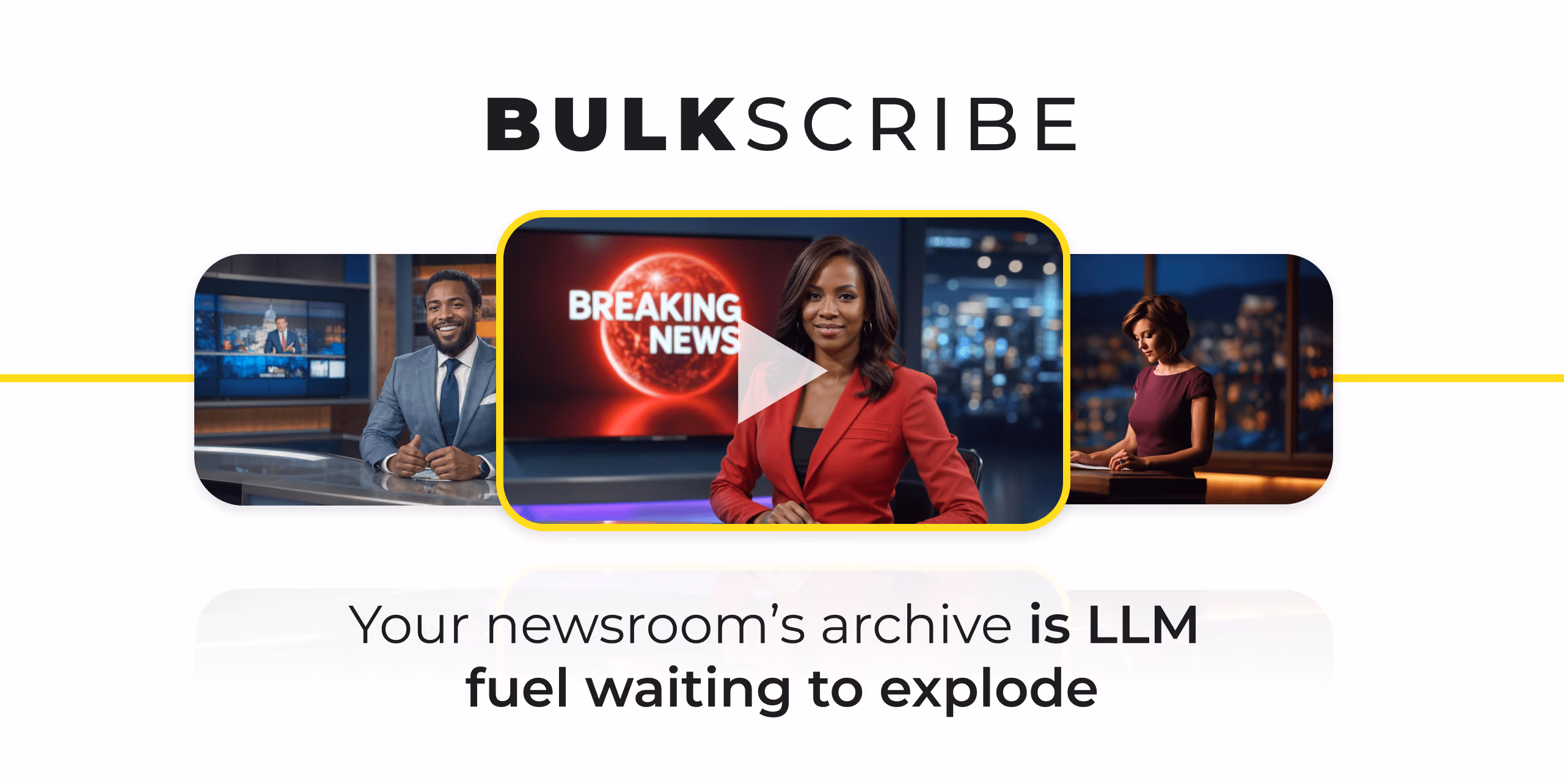 Decades of audio and video history are sitting in your cloud storage, costing you money and offering zero value. It’s time to turn that "dark data" into your most powerful AI asset with BulkScribe.