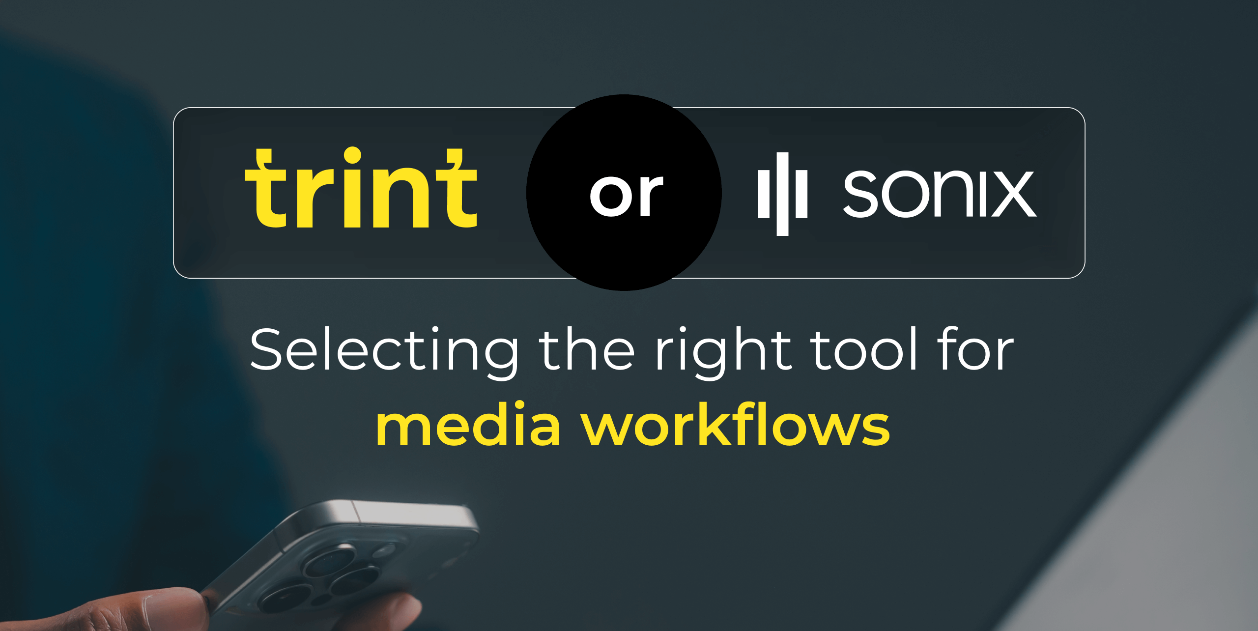 Get the full breakdown between Trint and Sonix to determine which tool is best for your media workflows. Discover key differences in transcription, collaboration, and speed to make the right choice for your team.