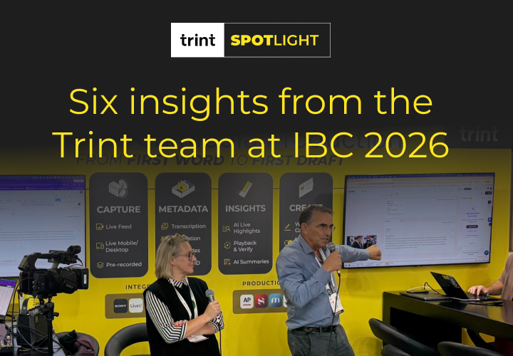 After an insightful and inspiring weekend at IBC 2026, we gathered our team to give us their top takeaways from the event. From Smart Stories to ever-evolving integrations, here’s what they shared from their experience.