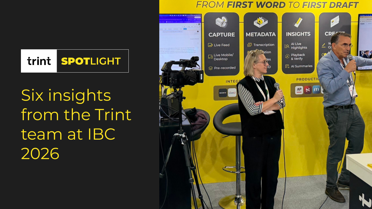 After an insightful and inspiring weekend at IBC 2026, we gathered our team to give us their top takeaways from the event. From Smart Stories to ever-evolving integrations, here’s what they shared from their experience.