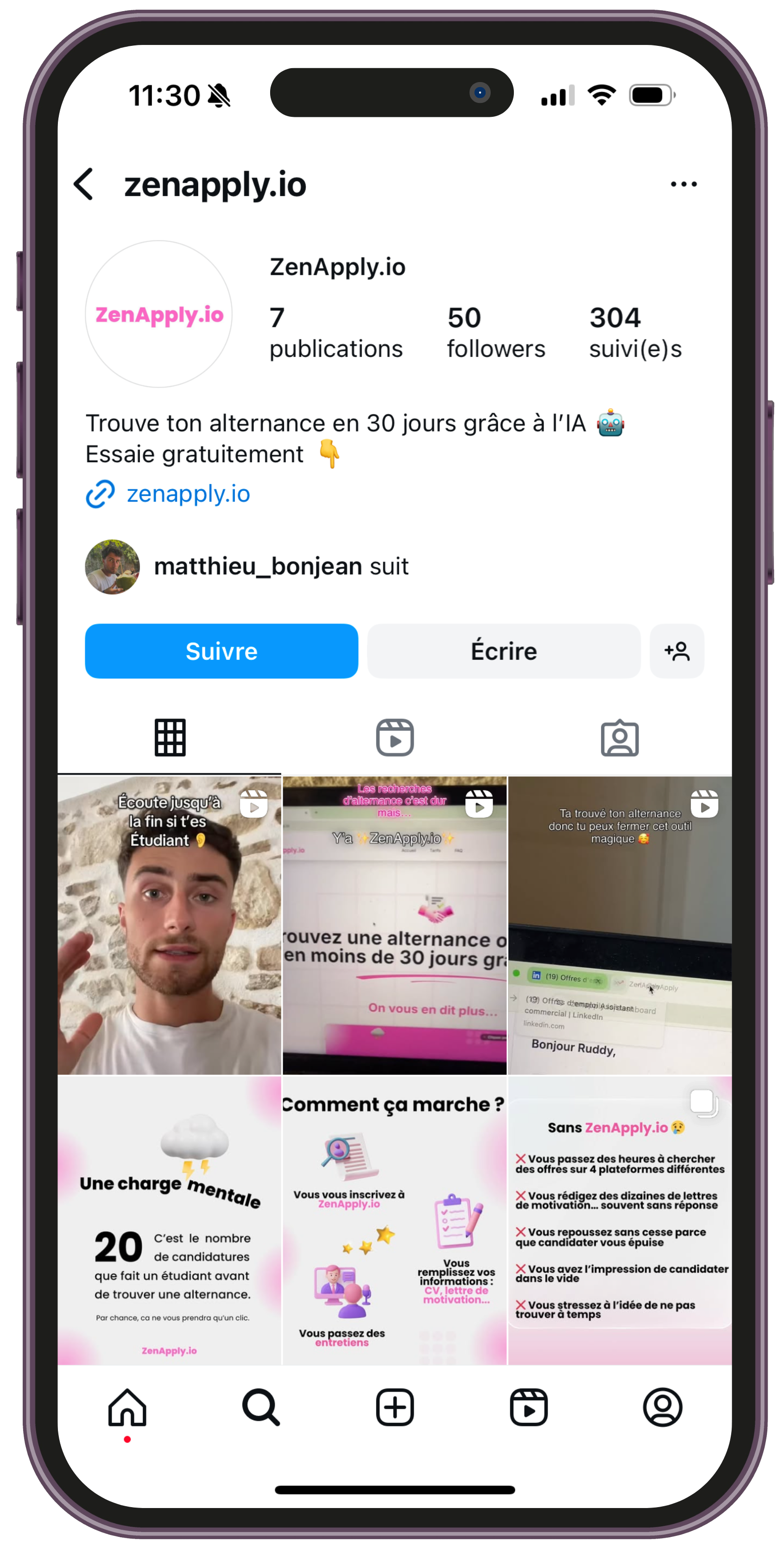 iPhone mockup
