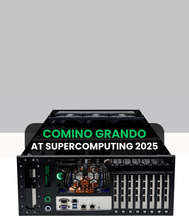 Comino and Puget Systems at SuperComputing 2025