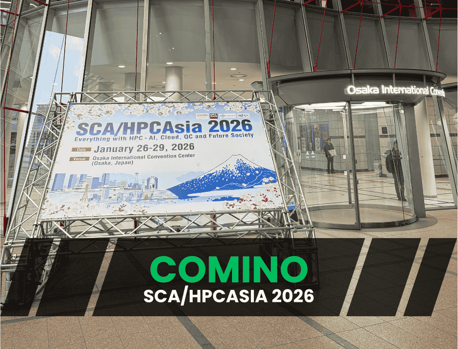 Comino at SCA/HPCAsia 2026 in Osaka