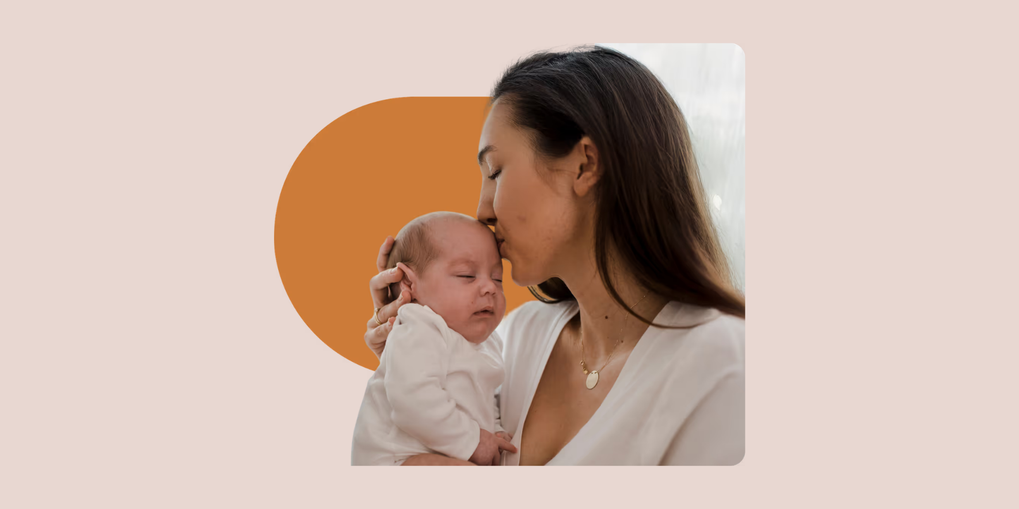 A child and a women rub noses