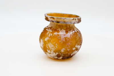 Orange Glass Vase