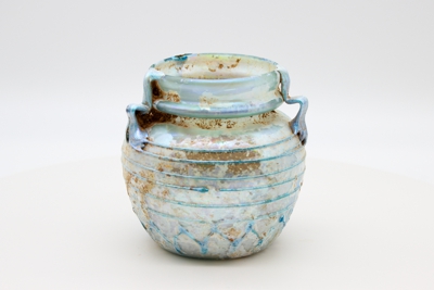 Jug with Enclosed Threads and Zigzag Decoration