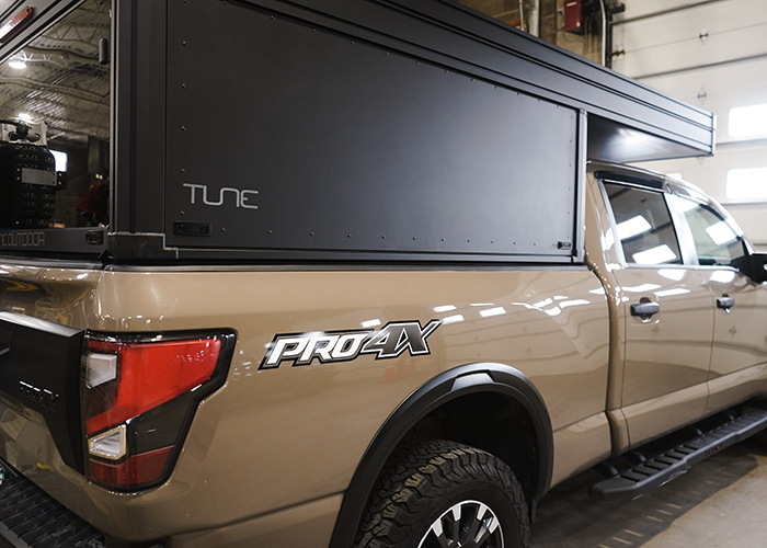 nissan titan truck camper