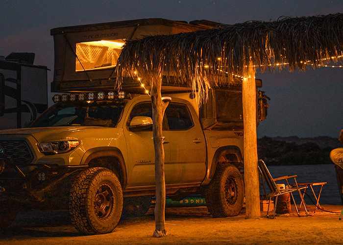 camping in baja