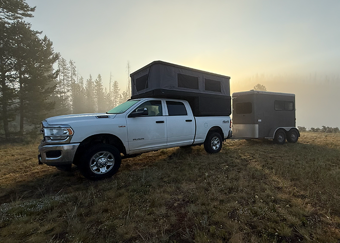 horse trailer camping