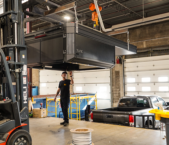 camper topper installation