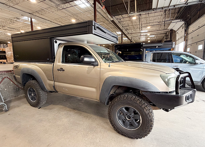 single cab tacoma camper