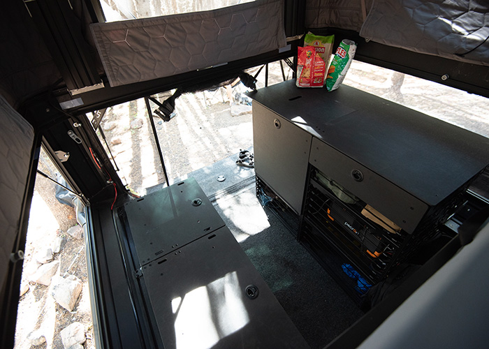gladiator camper interior