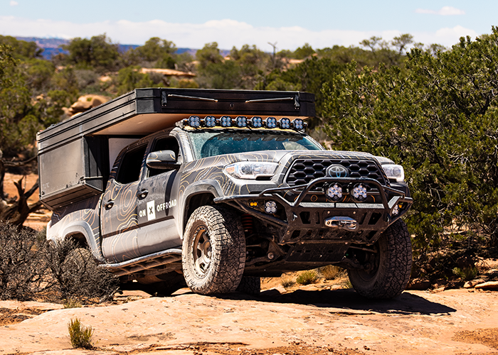 M1 truck camper offroad