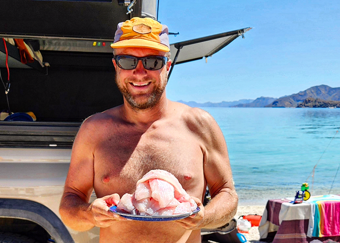 baja camper for fishing