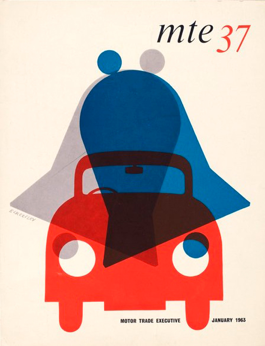 60s poster with offset printing