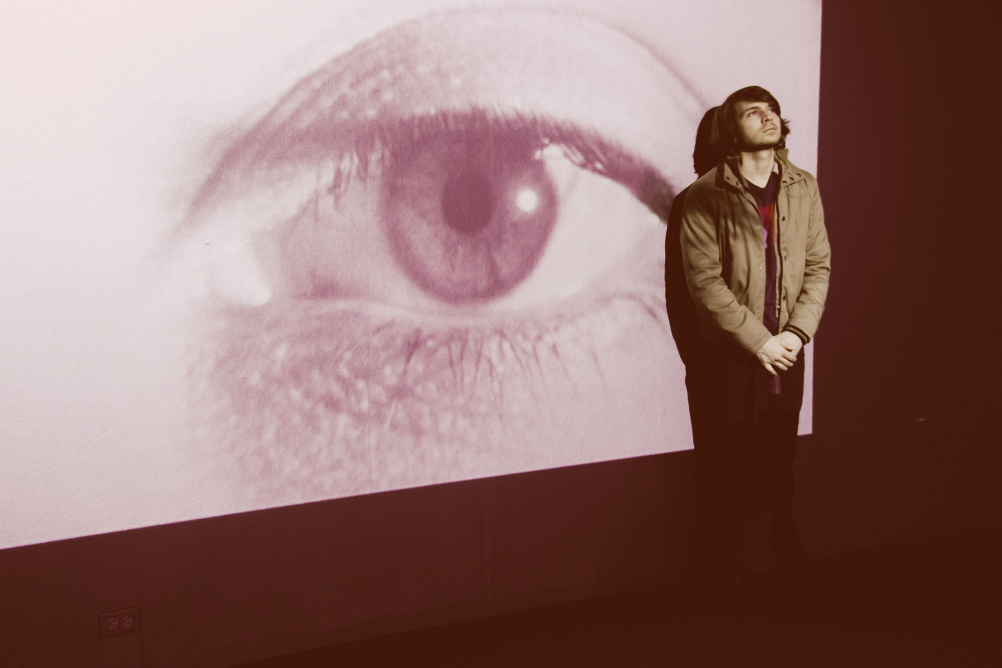 Self-portrait at the Andy Warhol Museum in Pittsburgh, photo by Jonathan Graves