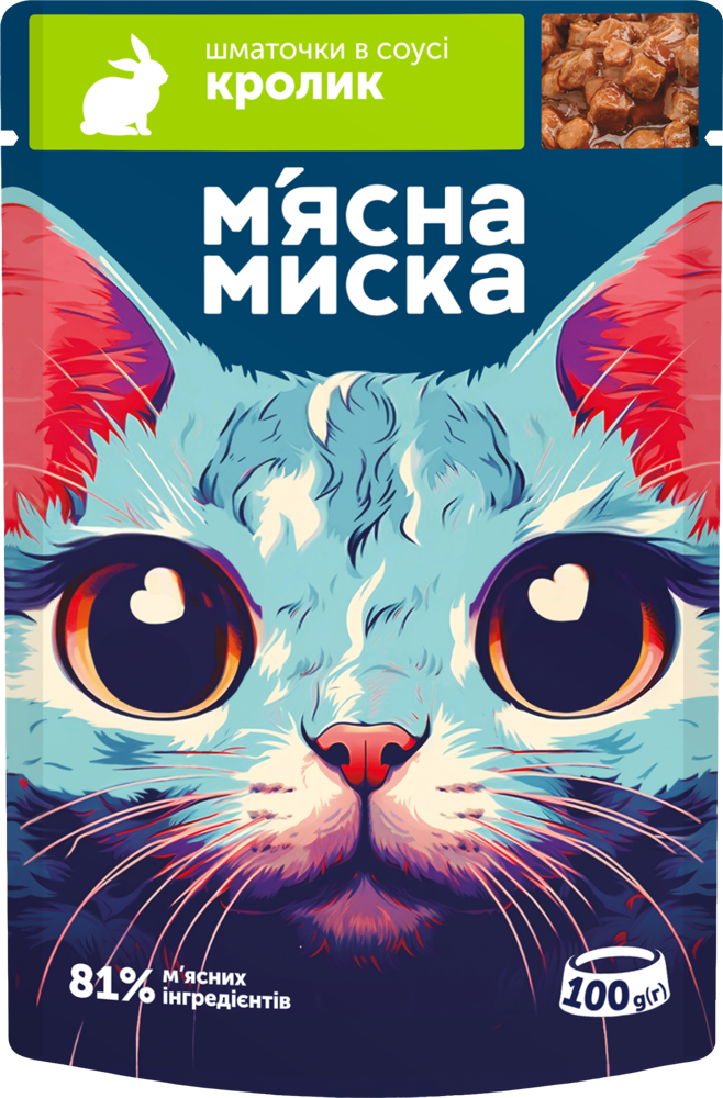 М'ясні шматочкі в соусі з індичкою та печінкою