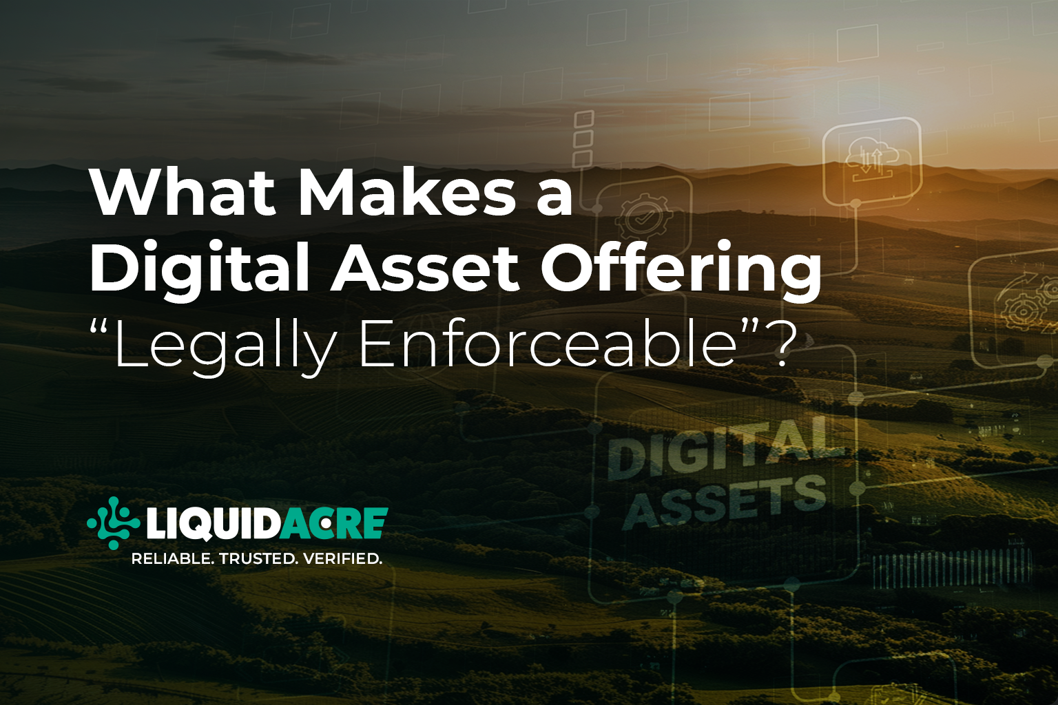 What Makes a Digital Asset Offering “Legally Enforceable”?