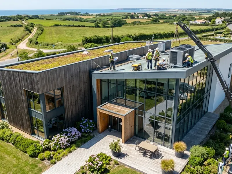 Système CVC installé lors d'une rénovation énergétique