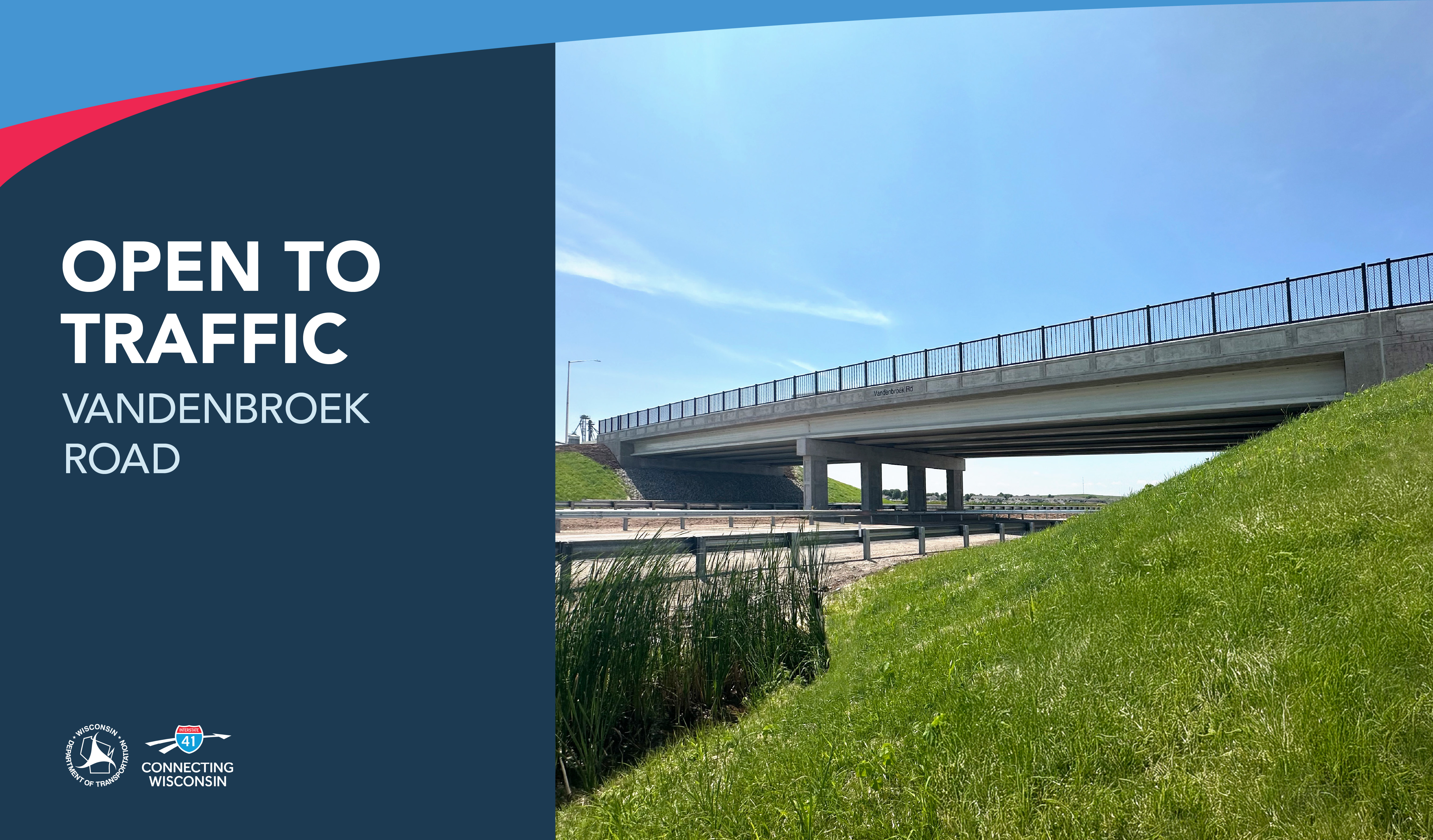 OPEN TO TRAFFIC: Vandenbroek Road