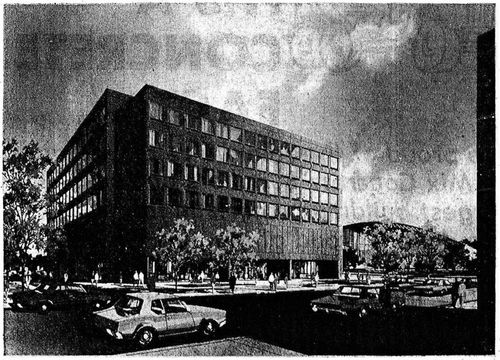 Rendering of the Carborundum Center