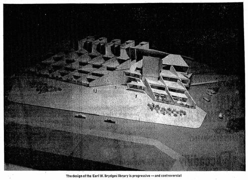 Model of the Niagara Falls Public Library