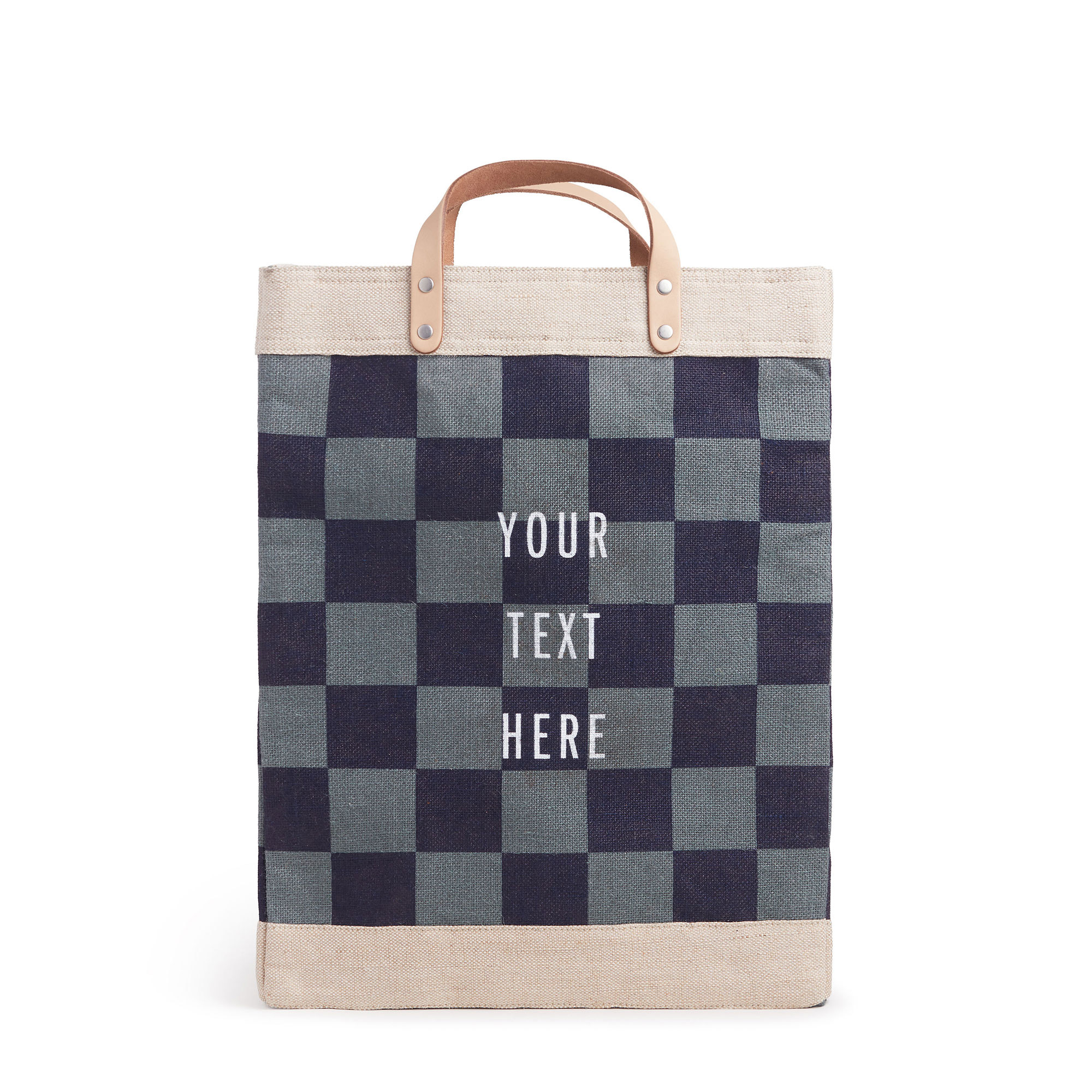 People leaving an event with their market bags