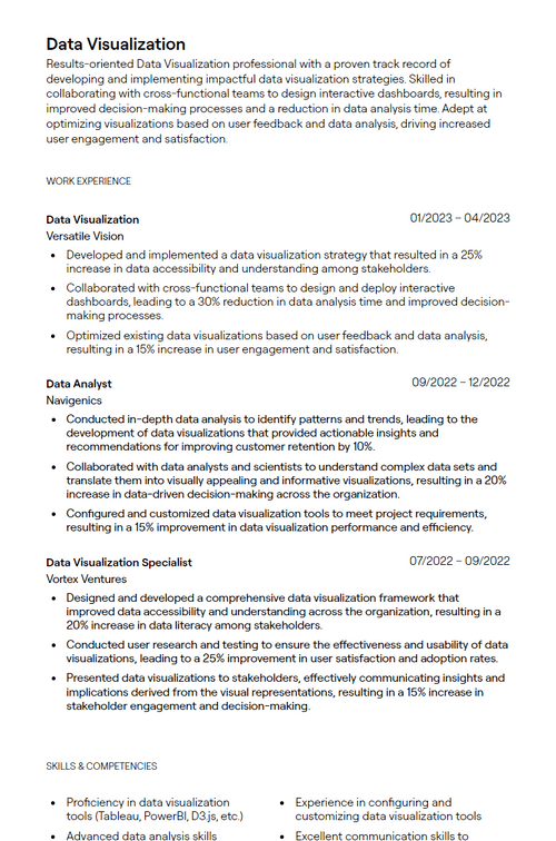 19+ Data Engineer Resume Examples [with Guidance]