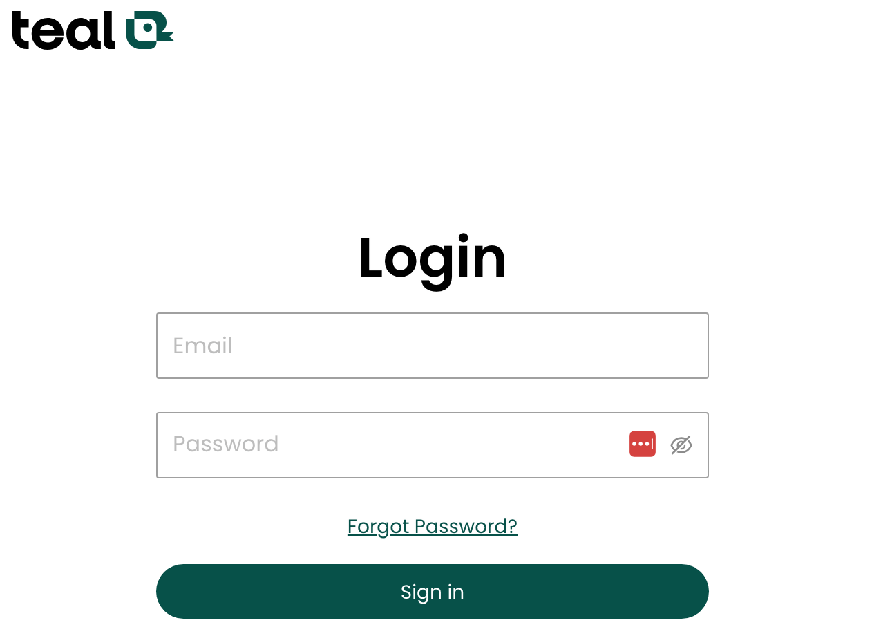 Teal login