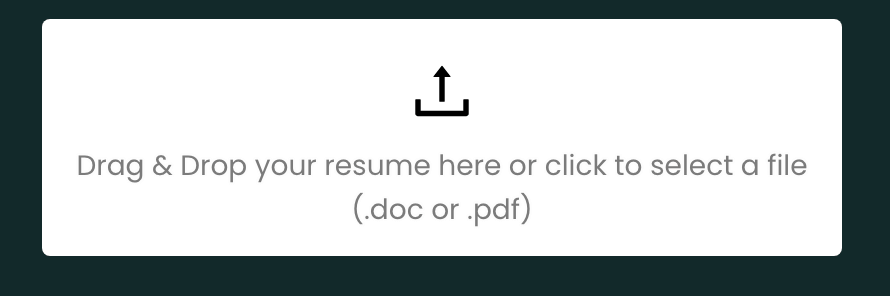 upload pdf resume files