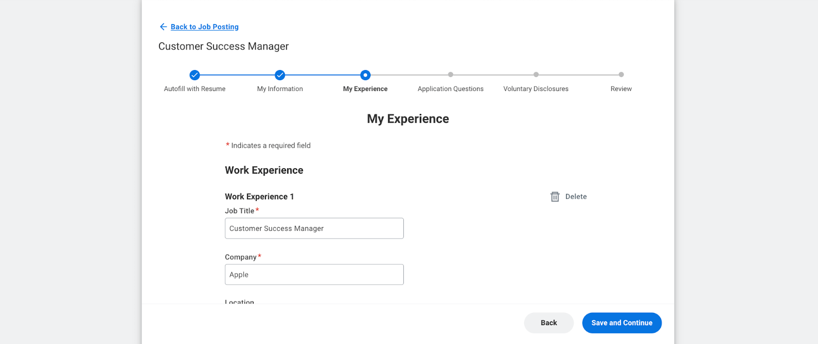 workday hcm job application