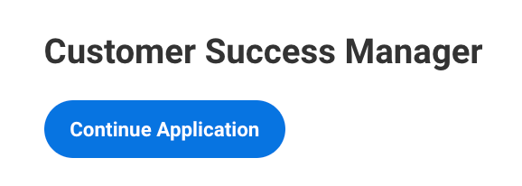 continue application button in Workday