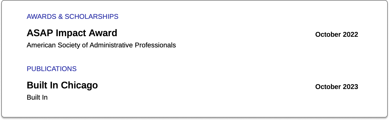 How to write a resume step-by-step, step 7 image of optional sections