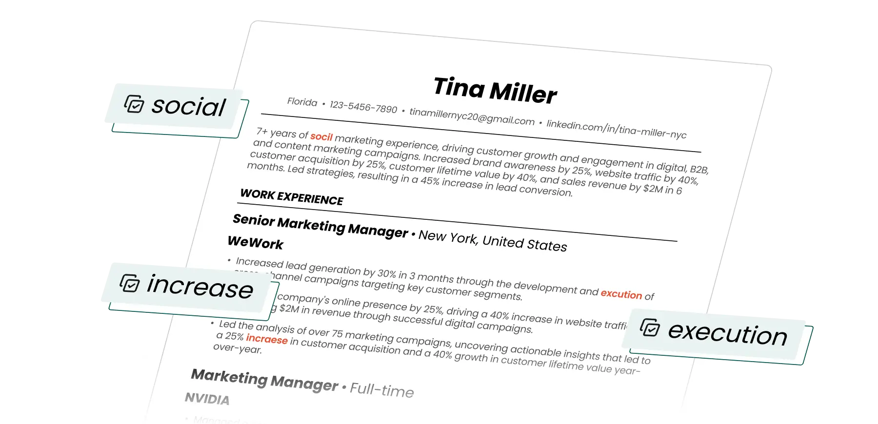 resume grammar checker
