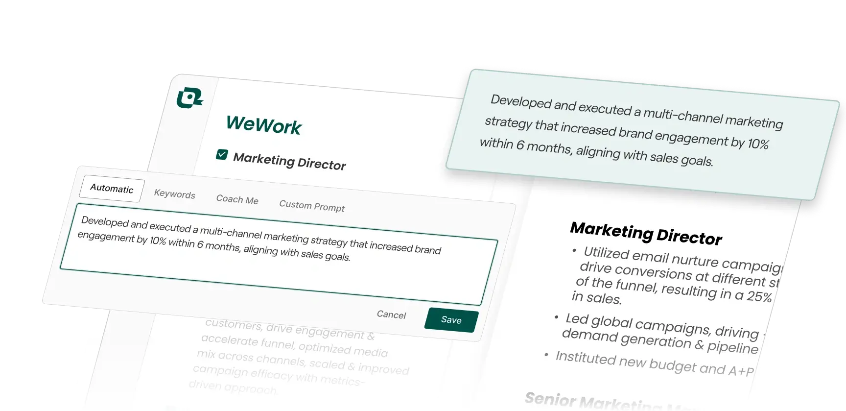 resume bullet point generator