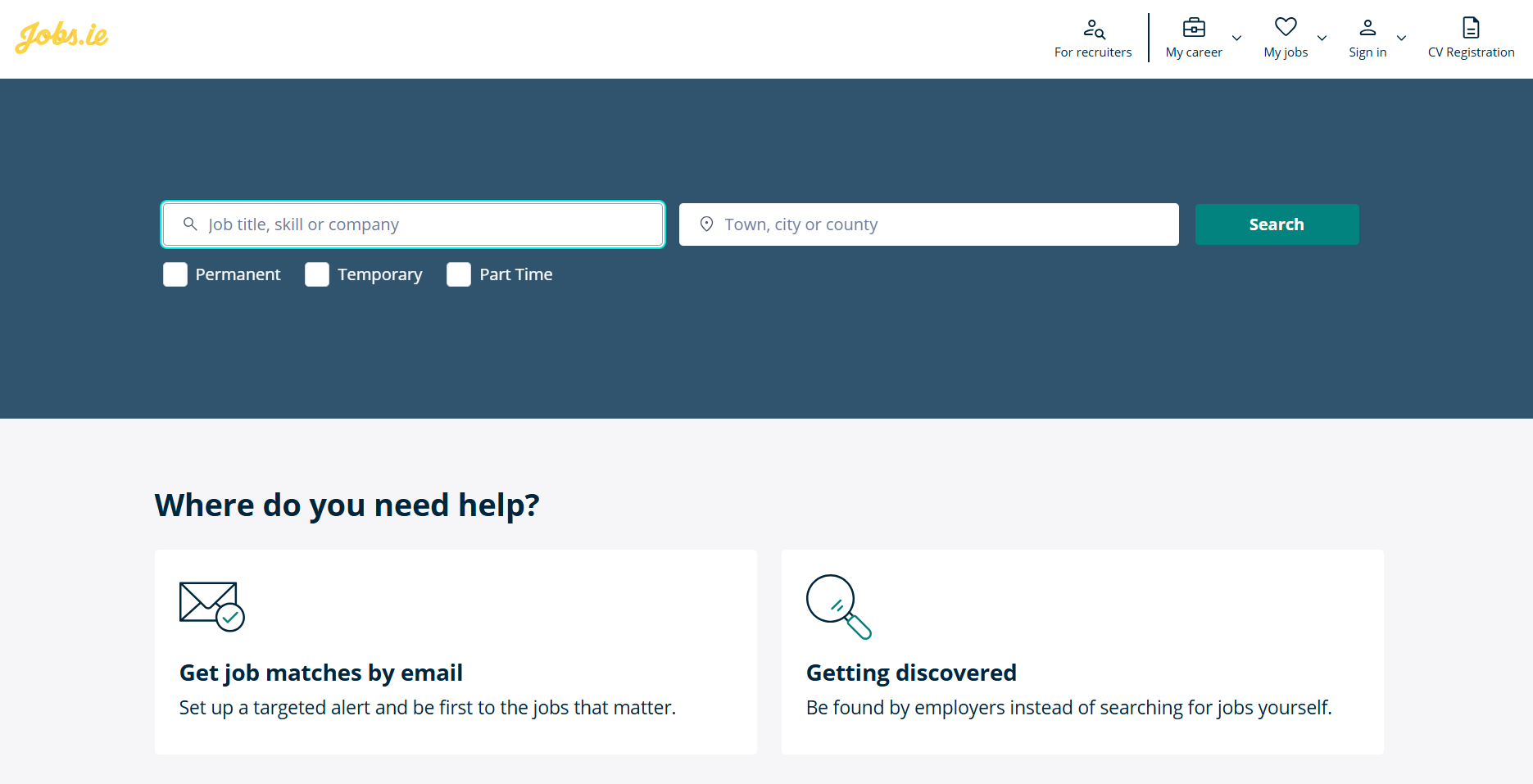 Job site in Ireland - Jobs.ie