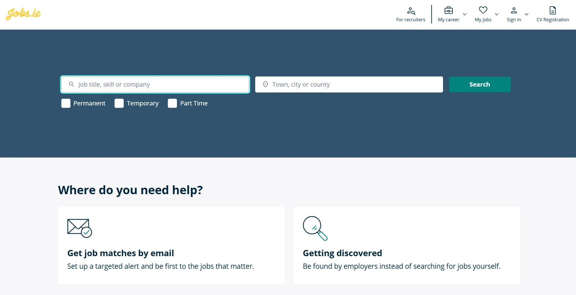 Job site in Ireland - Jobs.ie
