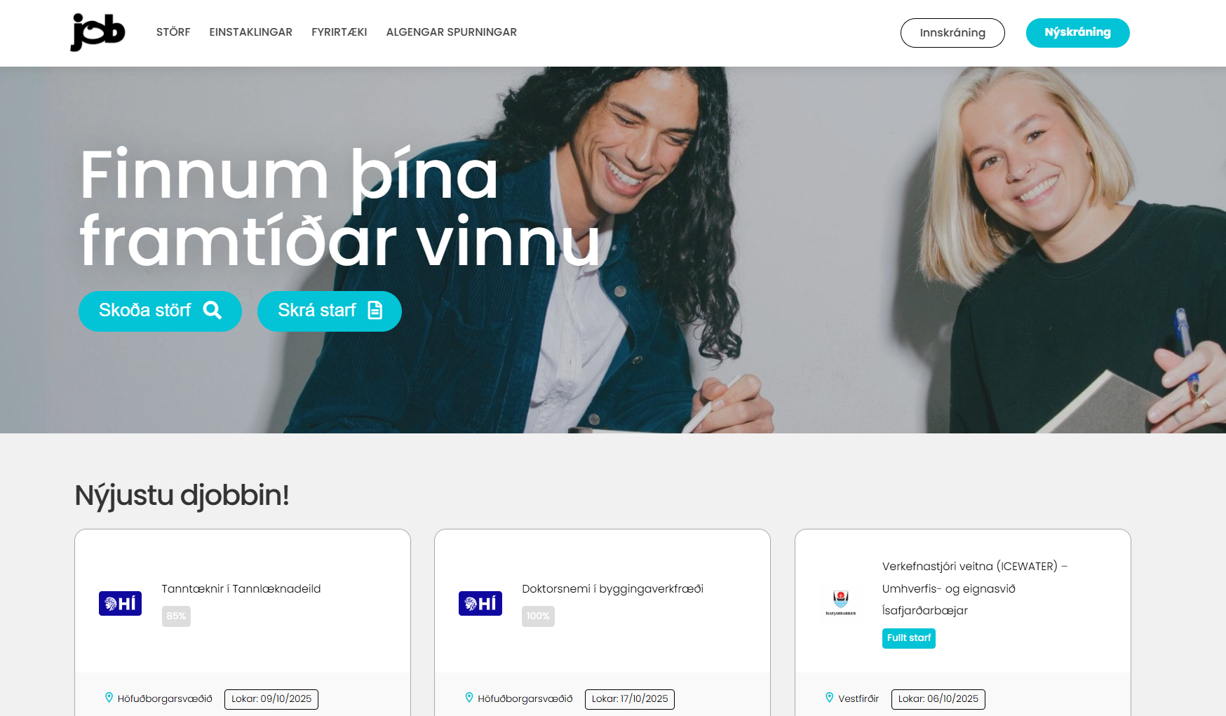 Job.is - Sitios de empleo en Islandia