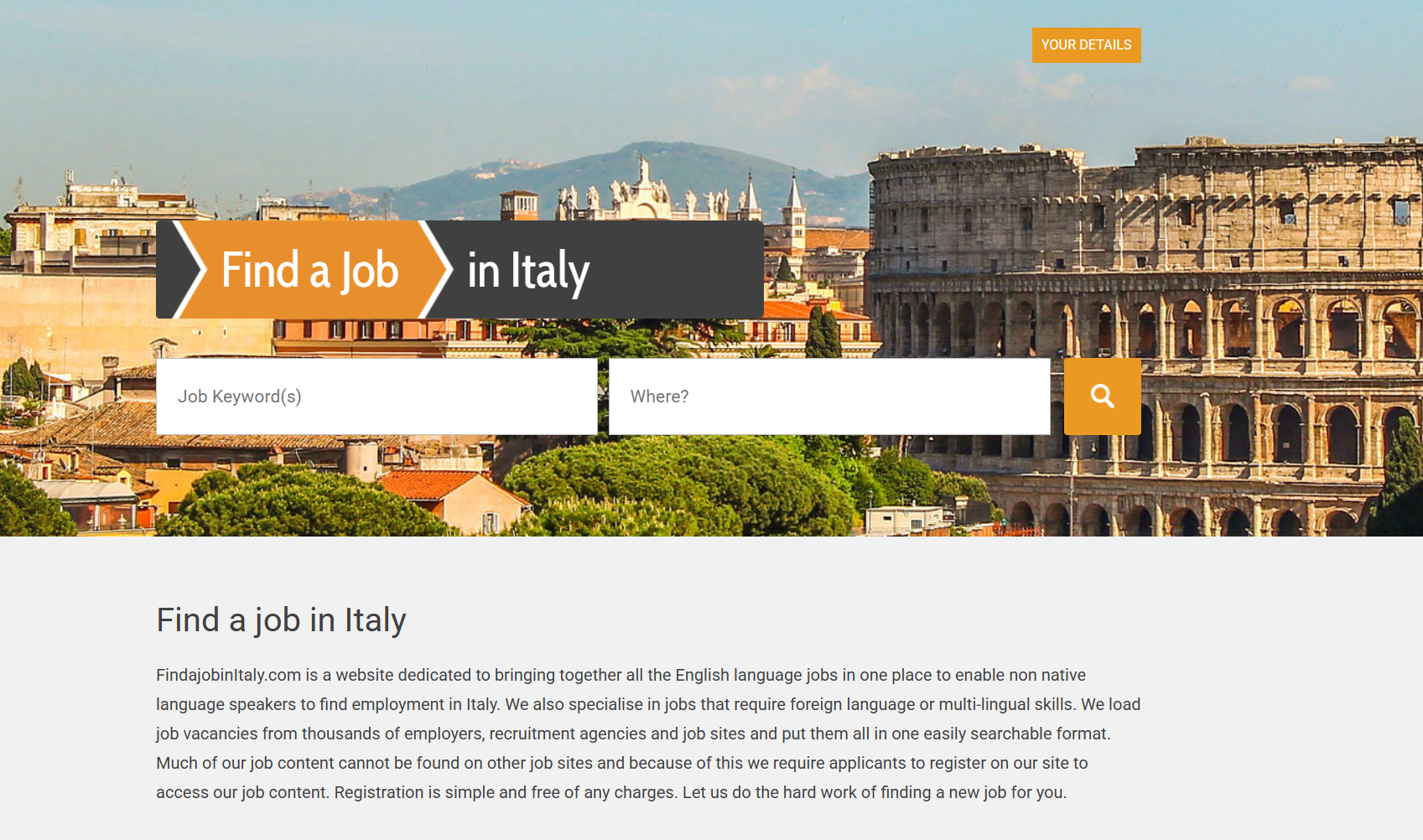 Find a Job in Italy
