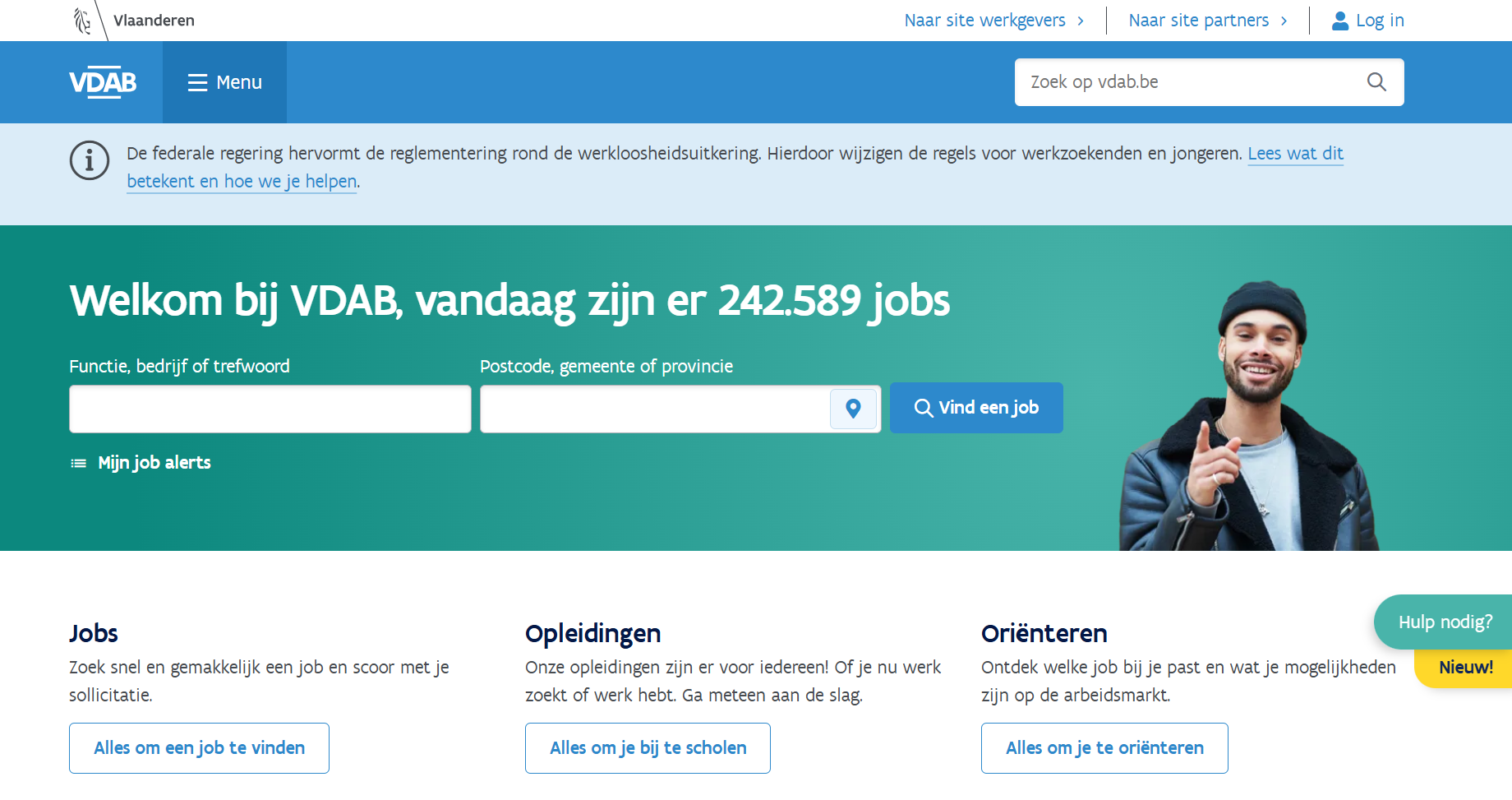 Job Sites in Belgium - VDAB