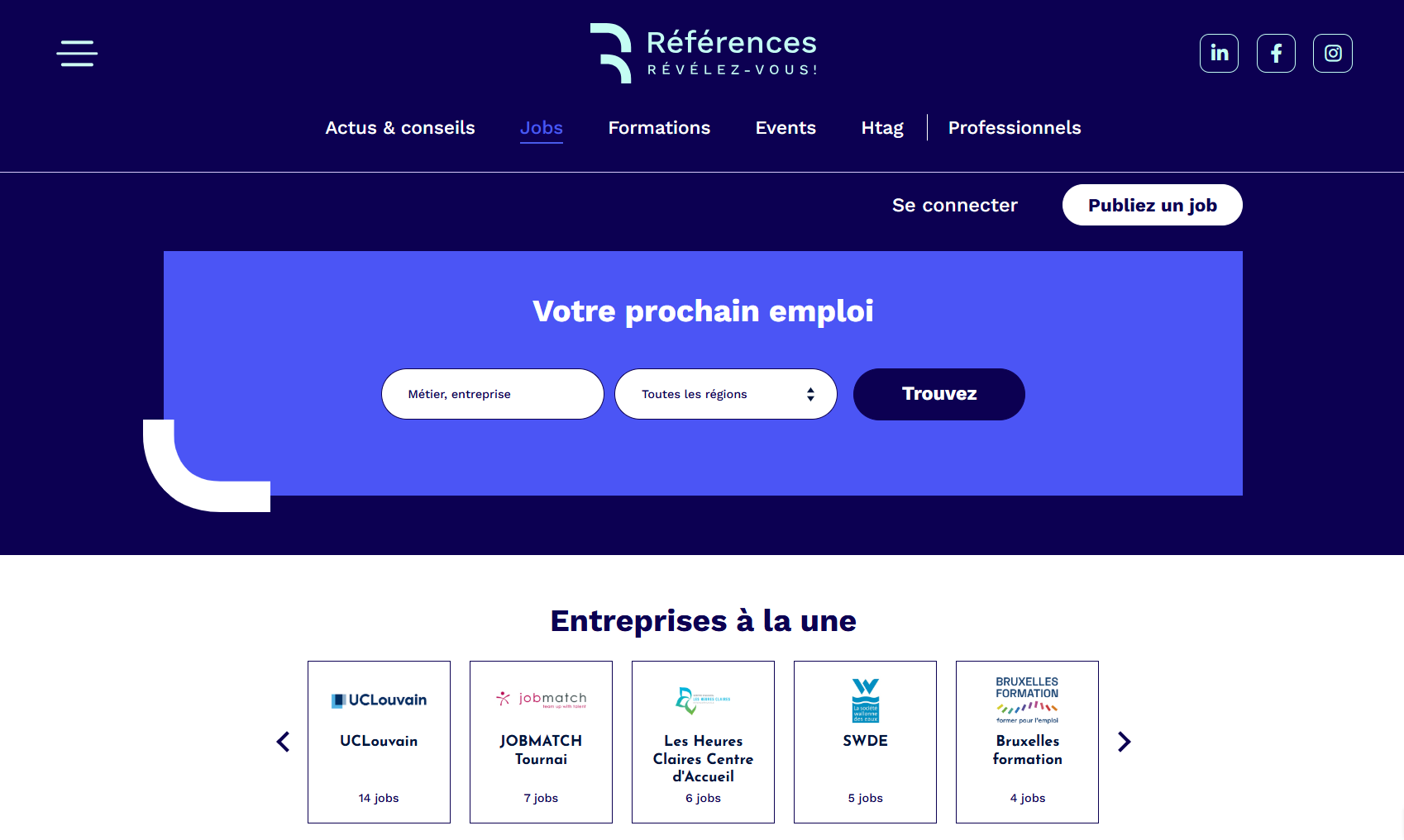 Job Sites in Belgium-References