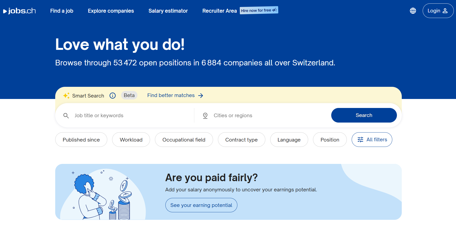 Sites d'emploi en Suisse-Jobs.ch