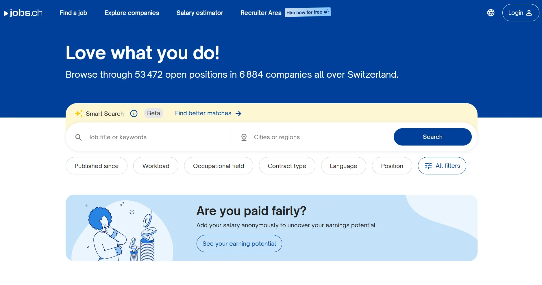 Job Sites in Switzerland-Jobs.ch
