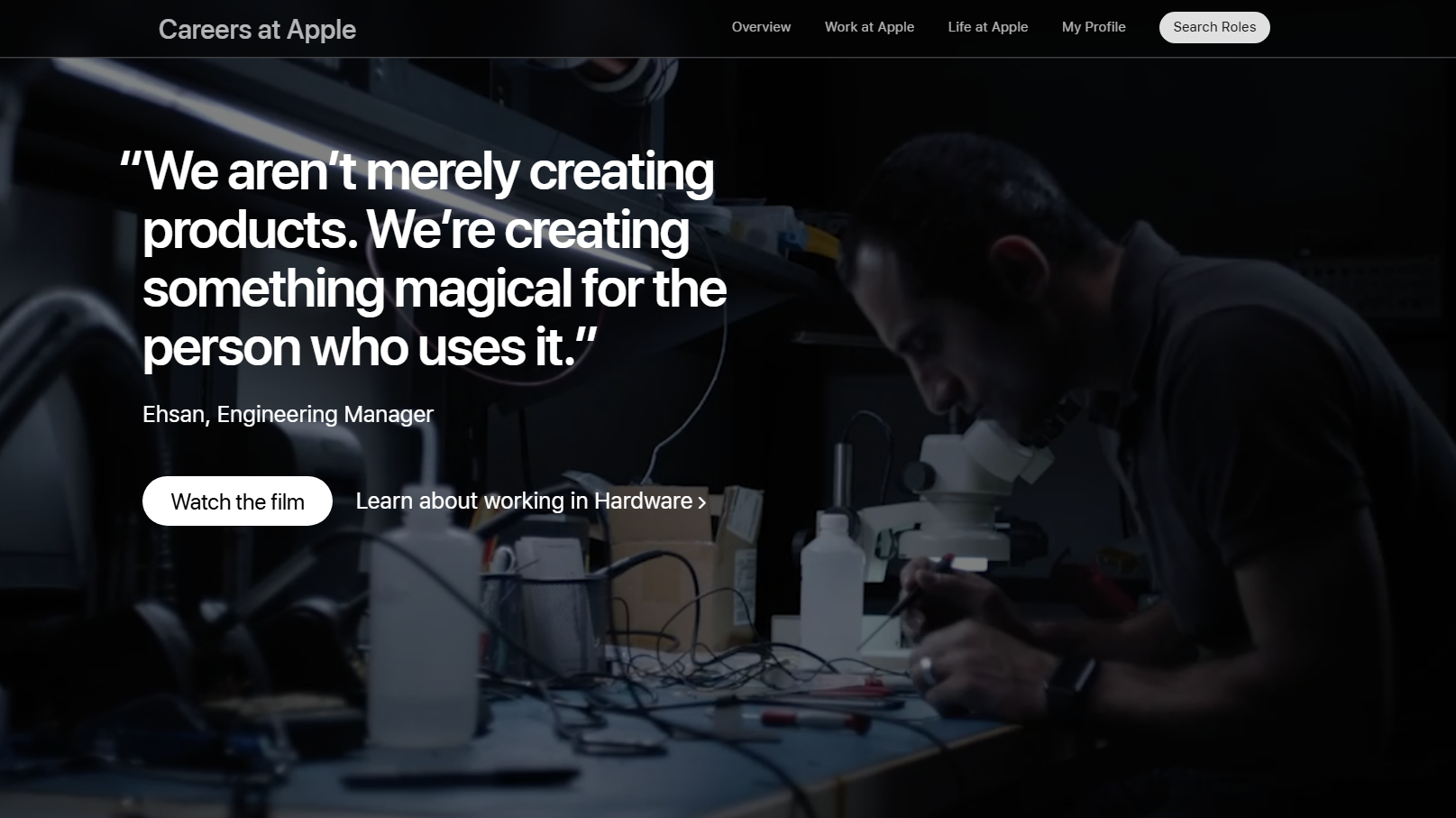 Top Company Career Page Examples: Apple