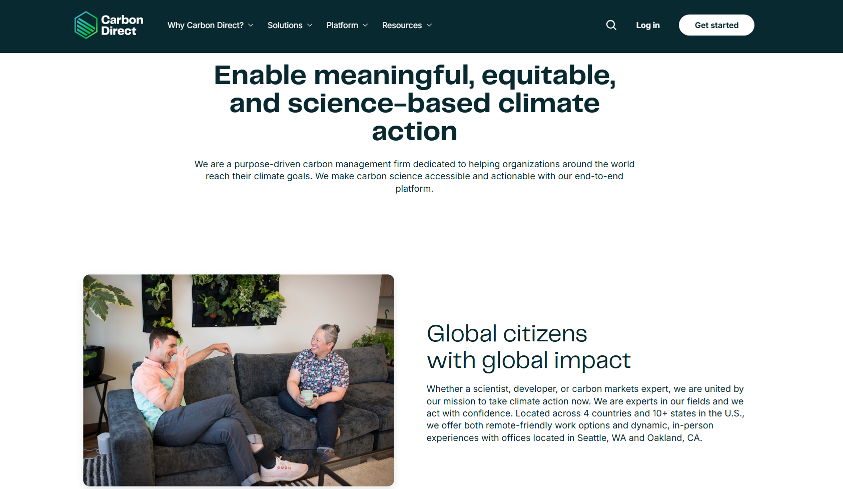 Top Company Career Page Examples: Carbon Direct